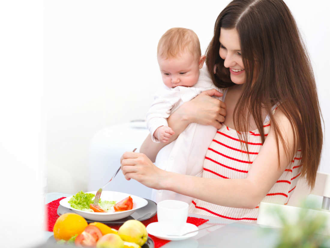 A healthy diet for nursing mothers to lose 20 kilos